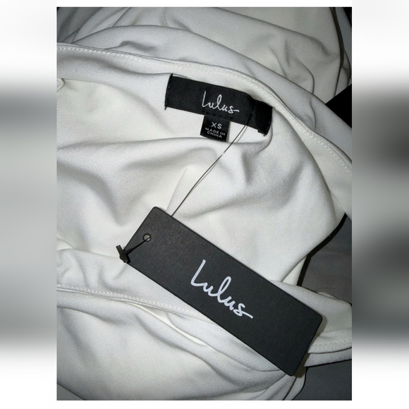 LulusTotal Appeal White Ruched One-Shoulder Bodycon Midi Dress - Picture 12 of 16